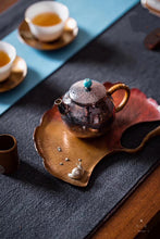 Load image into Gallery viewer, ginkgo leaf snail Pure copper Hu Cheng(银杏叶蜗牛🐌壶承)