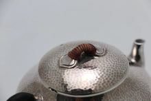 Load image into Gallery viewer, 9999 Pure Silver Handmade 'Three-legged Shi Piao' Teapot/100ml