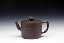 Load image into Gallery viewer, Handmade "Toad Bamboo" Yellow Longshan Raw Mine Old Purple Clay, 180cc