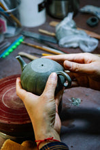 Load image into Gallery viewer, Lotus Zisha Teapot by Mr. Tang Binjie, reproduction of a teapot auctioned for 2.7 million RMB