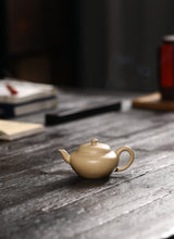 Load image into Gallery viewer, Rare Huanglongshan Benshan green clay "purple gold purple sand pot" made by Mr. Hui Xiangyun.