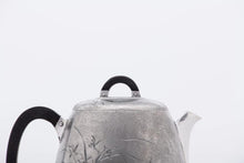 Load image into Gallery viewer, Jinshi Youlan Qinquan Silver Teapot(金石幽兰秦权泡茶银壶)