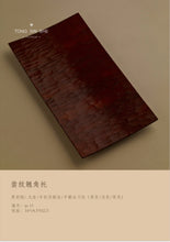 Load image into Gallery viewer, Large lacquered simple black walnut tea tray