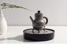 Load image into Gallery viewer, 9999 Shang three-legged sterling silver teapot