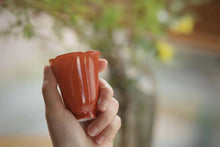 Load image into Gallery viewer, Coral Red "Mandala" Pair Cup