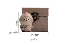 Load image into Gallery viewer, Zhao Yonghui tea pet: cute little peach