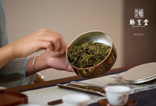 Load image into Gallery viewer, Wrap silver carved tea box, fishing alone.
