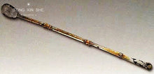 Load image into Gallery viewer, Ebony Sterling Silver Tea Needle(黑檀银茶拨)