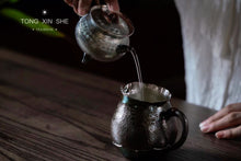 Load image into Gallery viewer, San Zu Ding Li Pao Cha sterling silver teapot