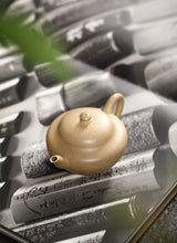 Load image into Gallery viewer, Rare Huanglongshan Benshan green clay "purple gold purple sand pot" made by Mr. Hui Xiangyun.