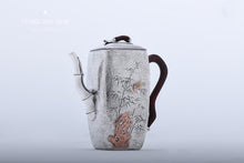 Load image into Gallery viewer, Bamboo News Safe 999.9 Sterling Silver Teapot