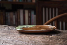 Load image into Gallery viewer, Yuxi lotus pond tea table (with silver edge)