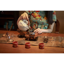 Load image into Gallery viewer, Jingdezhen kneading "wood-burning purple sand teapot"