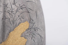 Load image into Gallery viewer, Jinshi Youlan Qinquan Silver Teapot(金石幽兰秦权泡茶银壶)