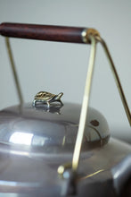 Load image into Gallery viewer, "Turtle and Crane Yannian" sterling silver kettle