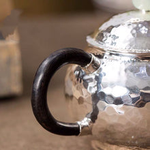 Load image into Gallery viewer, 9999 Pure Silver Handmade 'Rong Tian ' Teapot