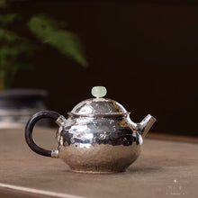 Load image into Gallery viewer, 9999 Pure Silver Handmade 'Rong Tian ' Teapot