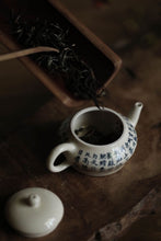 Load image into Gallery viewer, Blue and white poetry teapot, 70ml