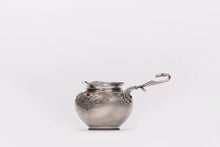Load image into Gallery viewer, 9999 Sterling Silver Filigree Ruyi Pattern Insulated Silver Kettle / Sterling Silver Justice Cup.
