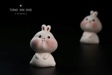 Load image into Gallery viewer, Purple Clay Tea Pet: Cute Bunny