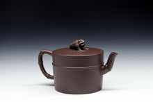 Load image into Gallery viewer, Handmade "Toad Bamboo" Yellow Longshan Raw Mine Old Purple Clay, 180cc