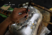 Load image into Gallery viewer, 9999 sterling silver Fulu handmade treasure silver teapot