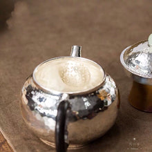 Load image into Gallery viewer, 9999 Pure Silver Handmade 'Rong Tian ' Teapot