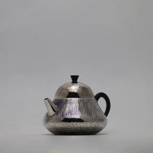 Load image into Gallery viewer, 9999 Sterling Silver Pear-Shaped Teapot