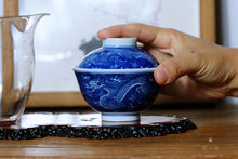 Load image into Gallery viewer, 🐉 Jingdezhen Blue and White Porcelain Dragon Gaiwan