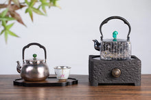 Load image into Gallery viewer, Limited Edition/Quarterly Treasure Heart Sutra Nailed Silver Pot