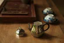 Load image into Gallery viewer, Six-sided Si Ting silver pot