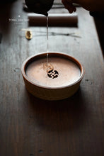 Load image into Gallery viewer, Copper covered lotus petals Hu Cheng base diameter 13.5cm diameter 16cm height 4.7cm