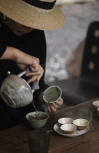 Load image into Gallery viewer, Powder-raised beam pot, tea raising and opening, capacity of about 550ml, carbon stove, electric ceramic stove, open fire can be used