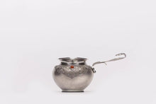 Load image into Gallery viewer, 9999 Sterling Silver Filigree Ruyi Pattern Insulated Silver Kettle / Sterling Silver Justice Cup.