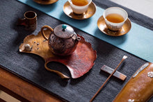 Load image into Gallery viewer, ginkgo leaf snail Pure copper Hu Cheng(银杏叶蜗牛🐌壶承)