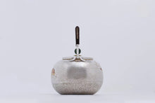 Load image into Gallery viewer, 9999 Sterling Silver "Turtle Crane Yannian Burning Mercury Pot"