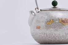 Load image into Gallery viewer, 9999 Sterling Silver "Turtle Crane Yannian Burning Mercury Pot"
