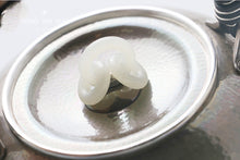 Load image into Gallery viewer, 9999 sterling silver rattan handle boiling mercury pot, jade pick