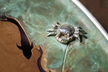 Load image into Gallery viewer, Yuxi lotus pond tea table (with silver edge)