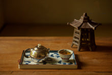 Load image into Gallery viewer, "9999 Xishi hammer pattern tea brewing silver pot"