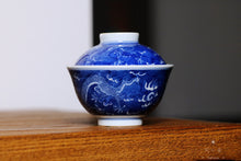 Load image into Gallery viewer, 🐉 Jingdezhen Blue and White Porcelain Dragon Gaiwan