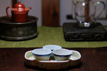 Load image into Gallery viewer, The late Qing Dynasty and the early years of the Republic of China thin tire blue and white blue circle cup(清末民國初年薄胎青花藍圈杯)