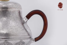 Load image into Gallery viewer, HongJi Treasure Handmade Sterling Silver "Pear Shaped Teapot"