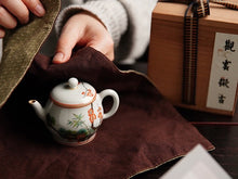 Load image into Gallery viewer, Sui Han San You Teapot 岁寒三友粉彩茶壶110ml