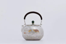 Load image into Gallery viewer, 9999 Sterling Silver "Turtle Crane Yannian Burning Mercury Pot"