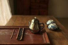 Load image into Gallery viewer, Six-sided Si Ting silver pot