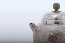 Load image into Gallery viewer, 9999 sterling silver Fulu handmade treasure silver teapot