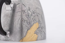 Load image into Gallery viewer, Jinshi Youlan Qinquan Silver Teapot(金石幽兰秦权泡茶银壶)