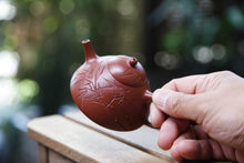 Load image into Gallery viewer, The classic vermilion clay pot "Li Hat Teapot"/"Wendan Teapot" is re-engraved in the ancient method