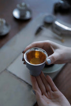 Load image into Gallery viewer, Lingyun Tea Cup (Porcelain Wrapped Silver)50ml